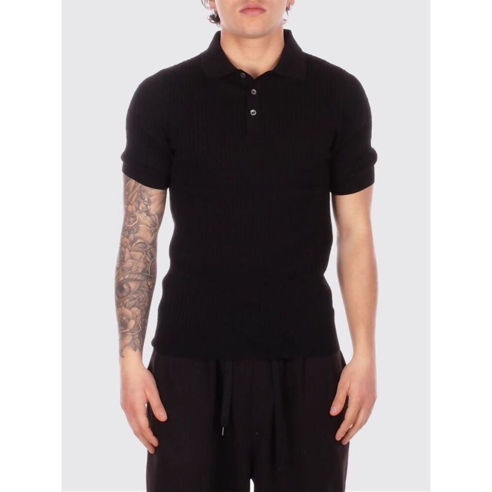 Tagliatore Polo Shirt Men Black